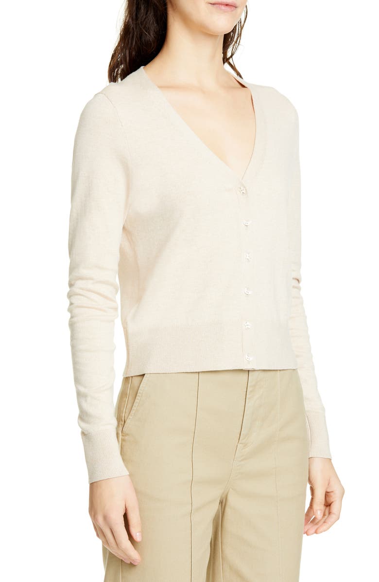 Alex Mill Crop Cotton Blend Cardigan, Alternate, color, 
