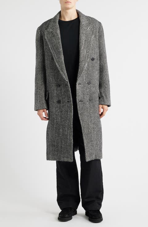 Elliot Herringbone Overcoat