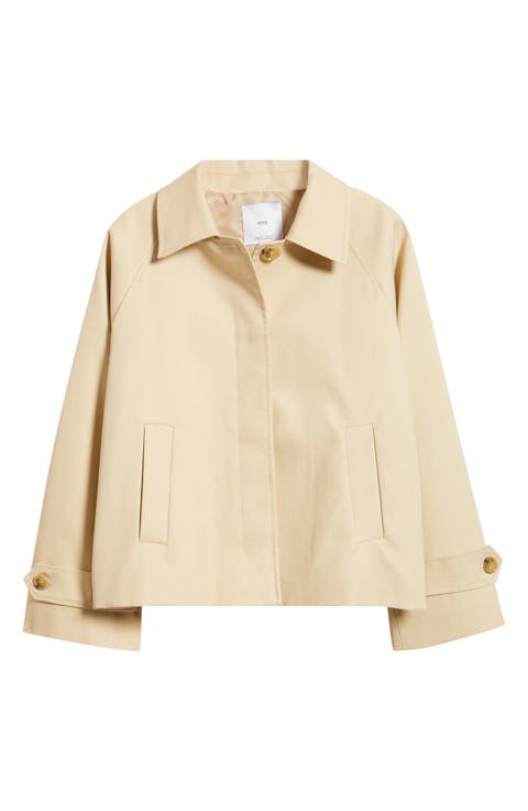Cuba Oversize Short Cotton Trench Coat