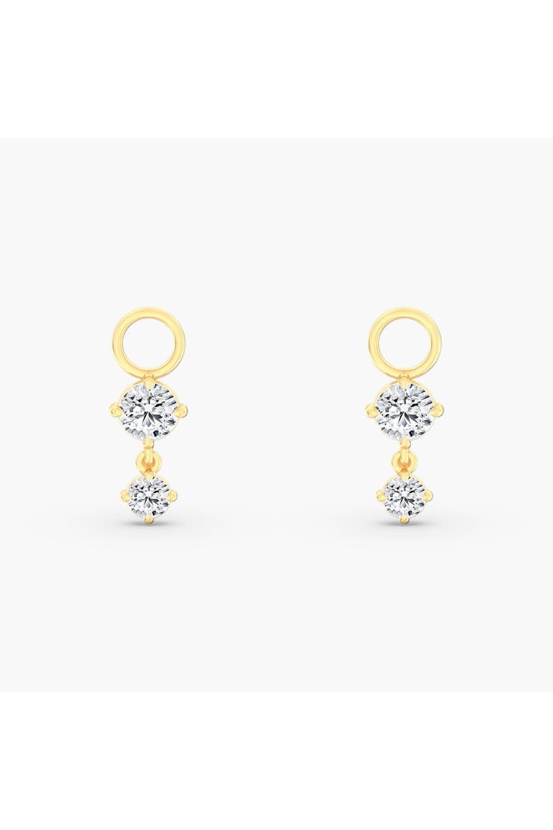 Starlight Lab Diamond Earring Charm in 14K Gold, Main, color, Yellow Gold
