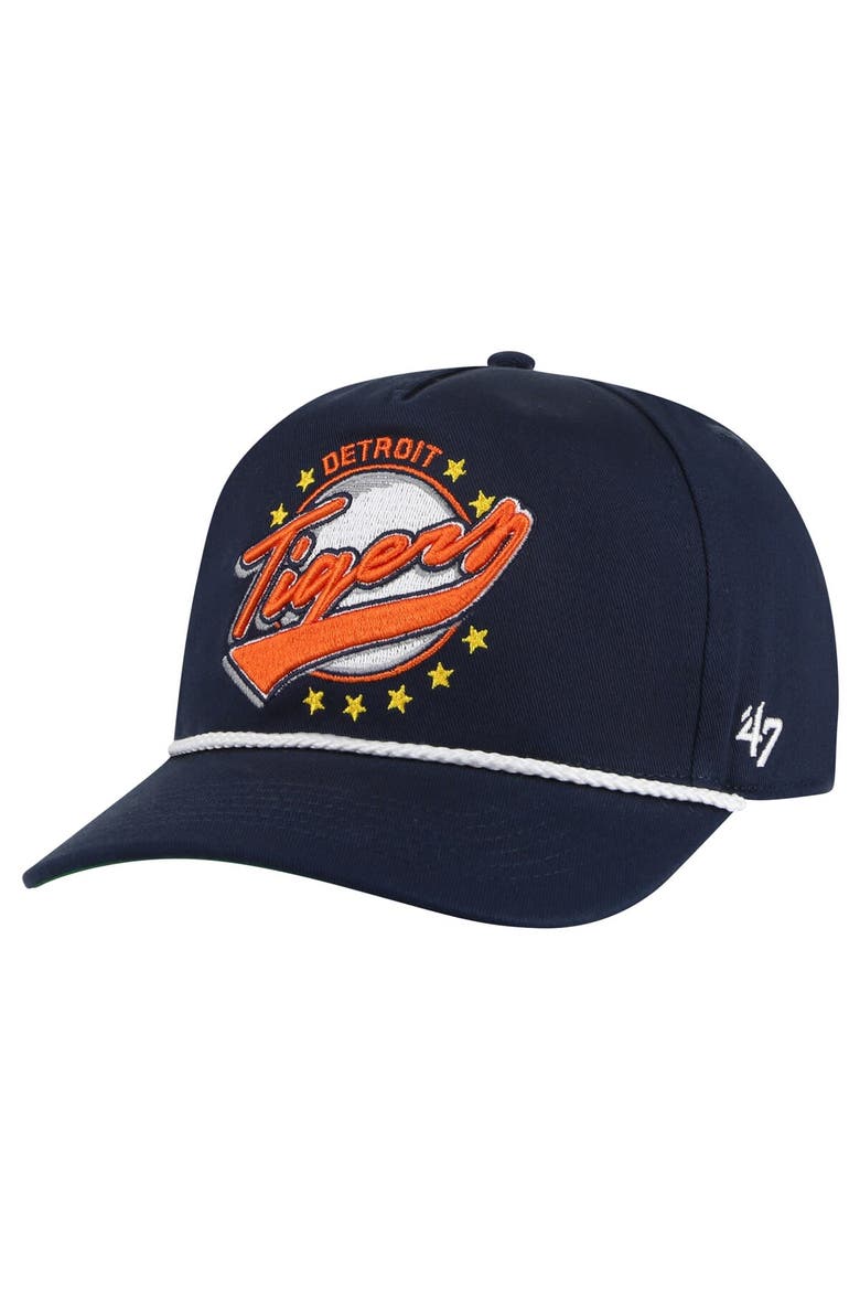 Men's '47 Navy Detroit Tigers Wax Pack Collection Premier Hitch Adjustable Hat, Main, color, Navy