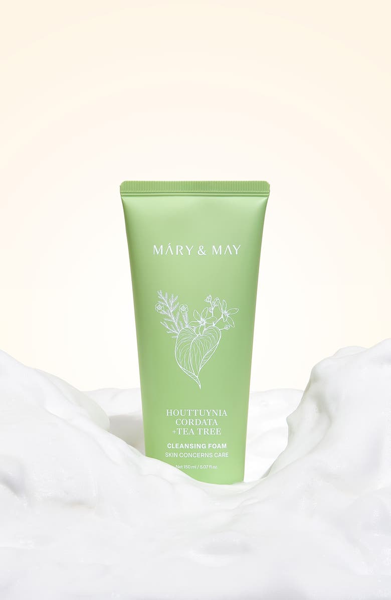 Mary&May Houttuynia Cordata + Tea Tree Cleansing Foam, Alternate, color, 