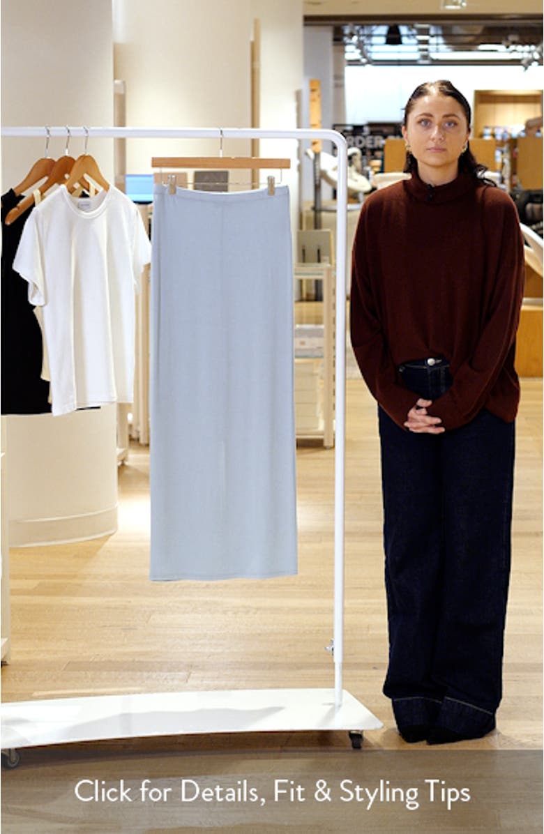 Eloise Back Slit Maxi Skirt, sales video thumbnail