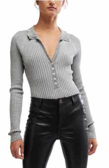 Free People Ready for It Long Sleeve Bodysuit