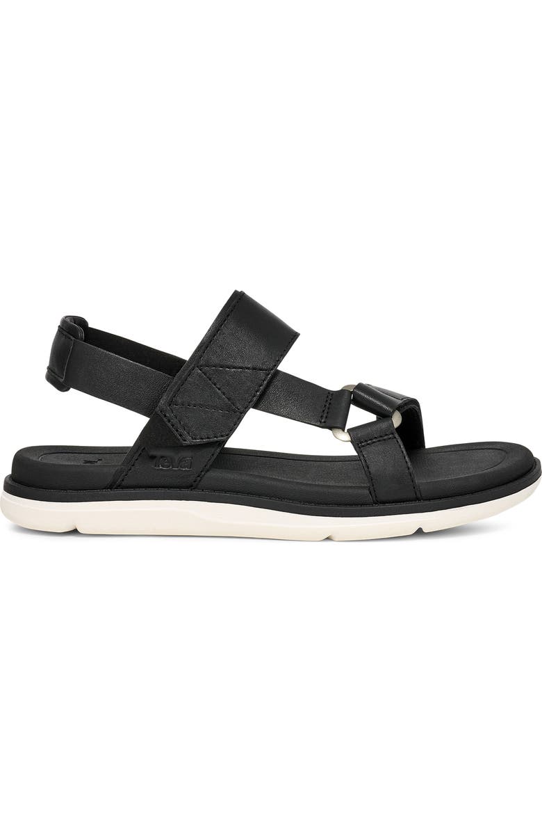 Teva Madera Slingback Sandal, Alternate, color, Black/ White