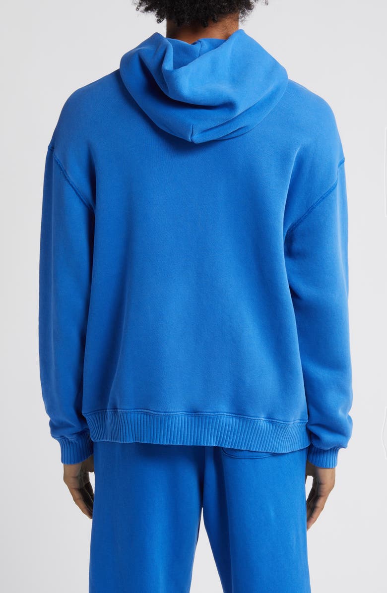 Elwood Core Oversize Organic Cotton Brushed Terry Hoodie, Alternate, color, Vintage Cobalt