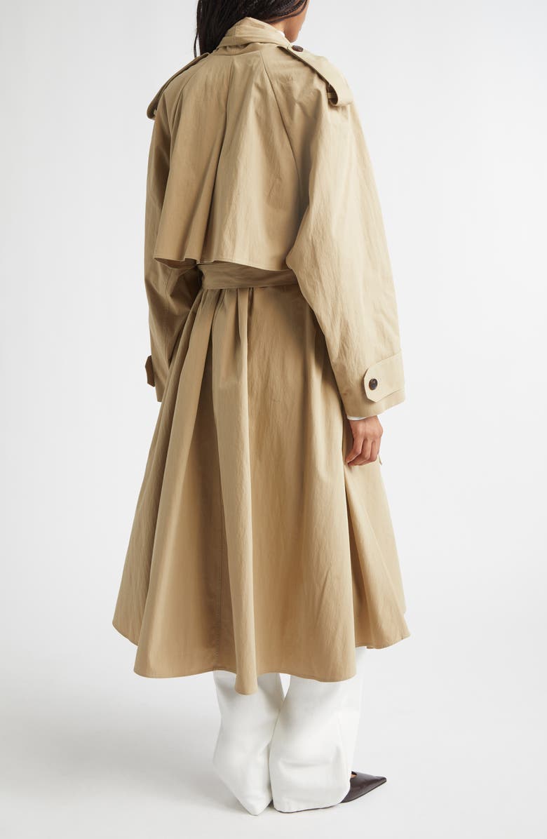 GIA STUDIOS Dune Belted Trench Coat, Alternate, color, Camel