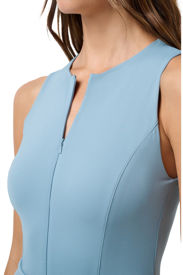 Sunfire Half-Zip Minidress, Alternate, color, SMOKE BLUE