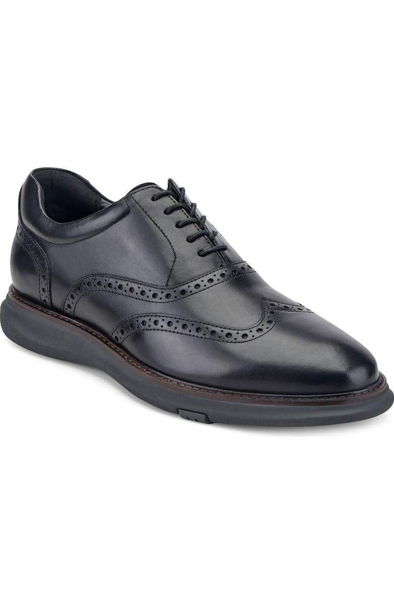 Kenneth Cole New York Lendal Wingtip Oxford, Main, color, Black/ Charcoal