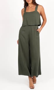 Petal & Pup Delia Popover Wide Leg Jumpsuit