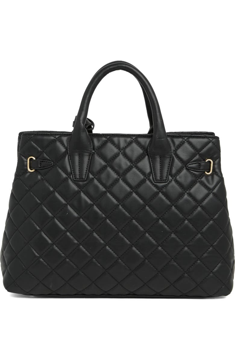 Badgley Mischka Collection Large Diamond Quilted Tote Bag, Alternate, color,