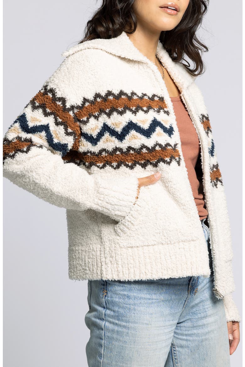 Myra Sweater Jacket, Alternate, color, HEATHER OAK