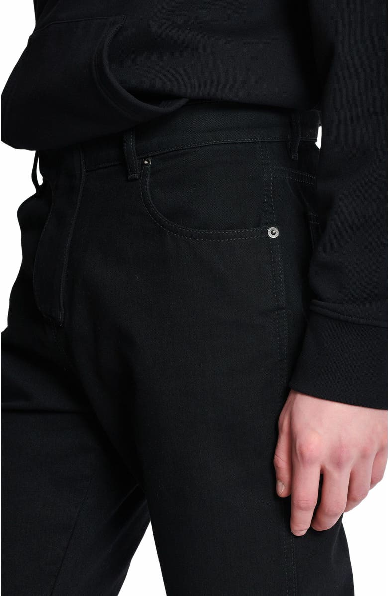 Balmain Regular-Fit Denim Jeans, Alternate, color, Black