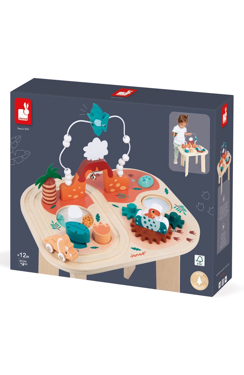 Janod Dino Activity Table, Alternate, color,