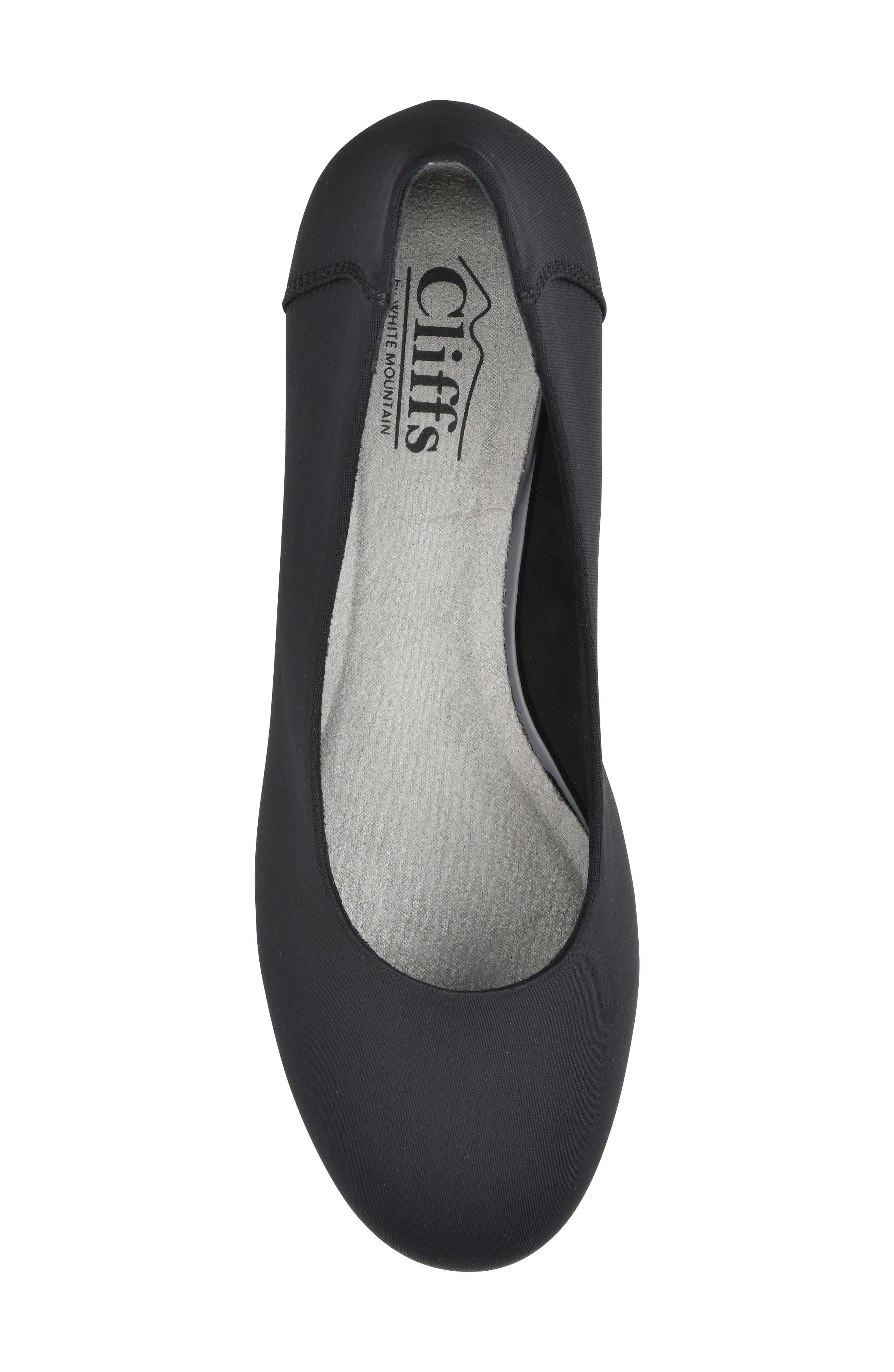 CLIFFS BY WHITE MOUNTAIN Boldness Wedge Pump, Alternate, color, Black/ Nylon