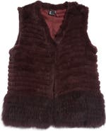 Love Token Genuine Rabbit & Fox Fur Vest