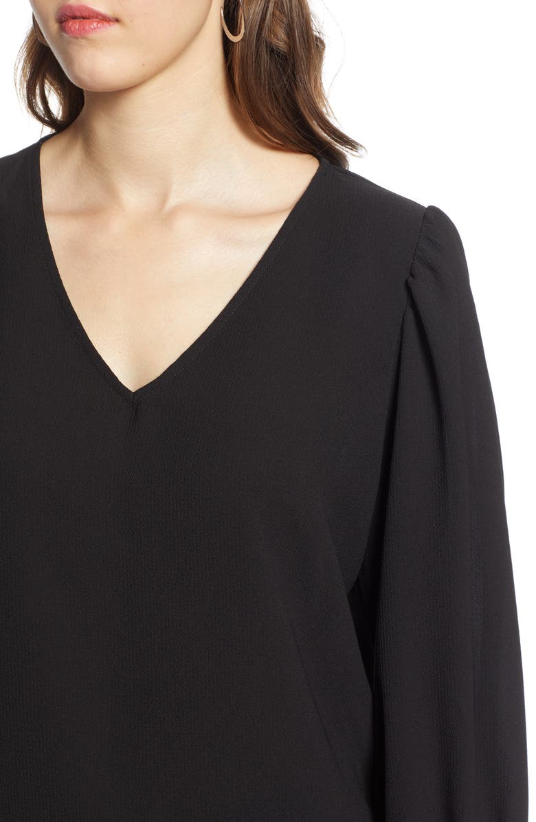 Halogen<sup>®</sup> Blouson Sleeve Top, Alternate, color,