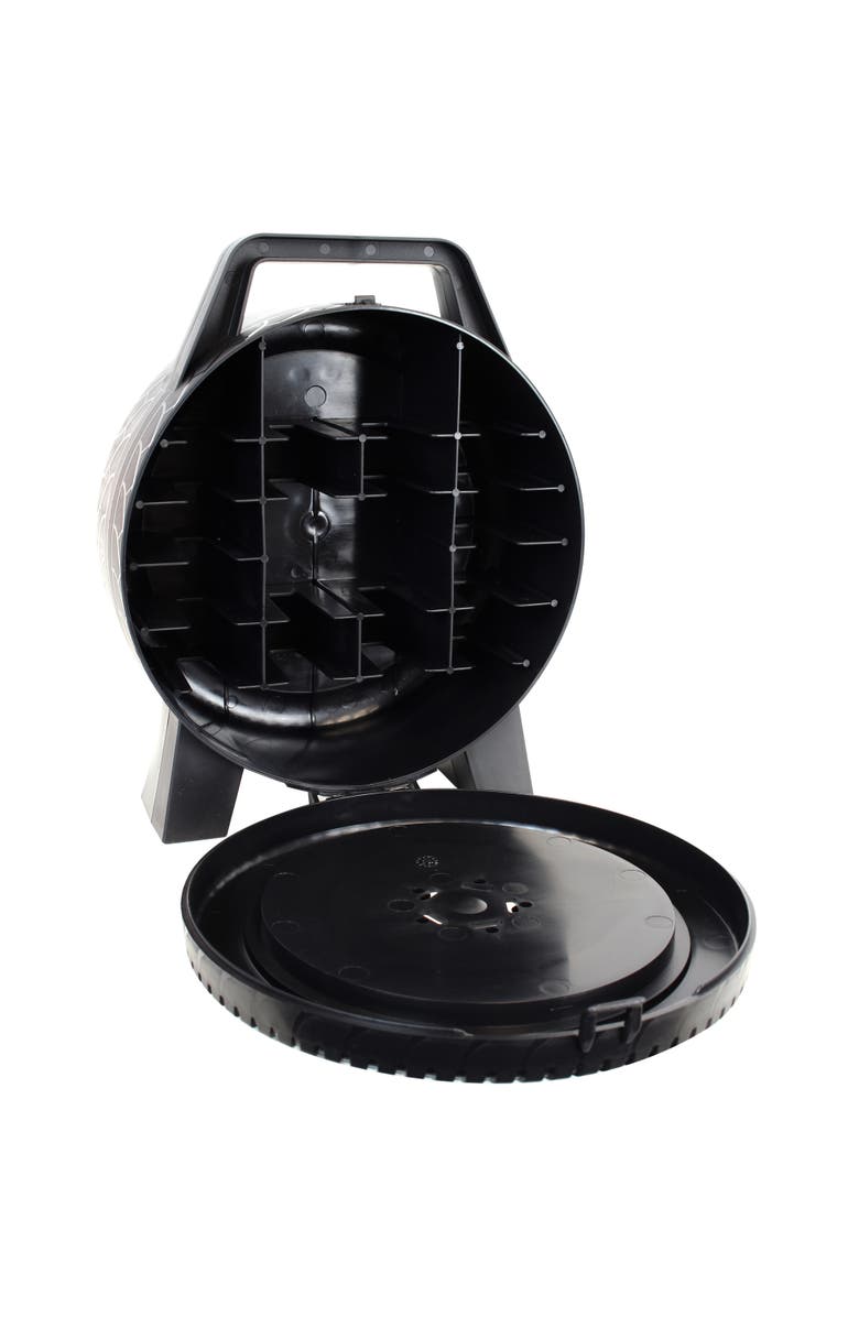 Mattel Hot Wheels 30 Car Case Wheelshaped Organizer, Alternate, color, Black