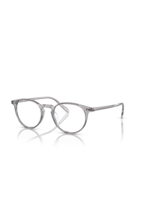 Oliver Peoples 47mm Phantos Optical Glasses In Metallic