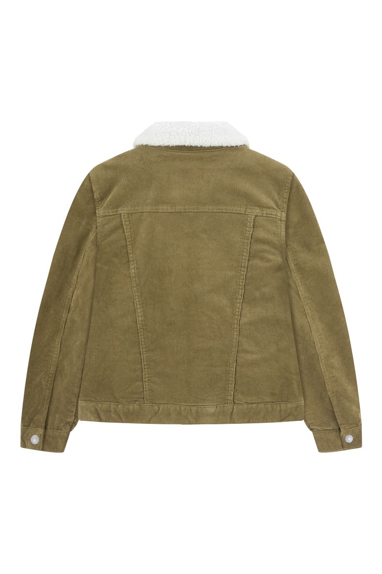Kids' Corduroy Trucker Jacket, Alternate, color, WOODLET