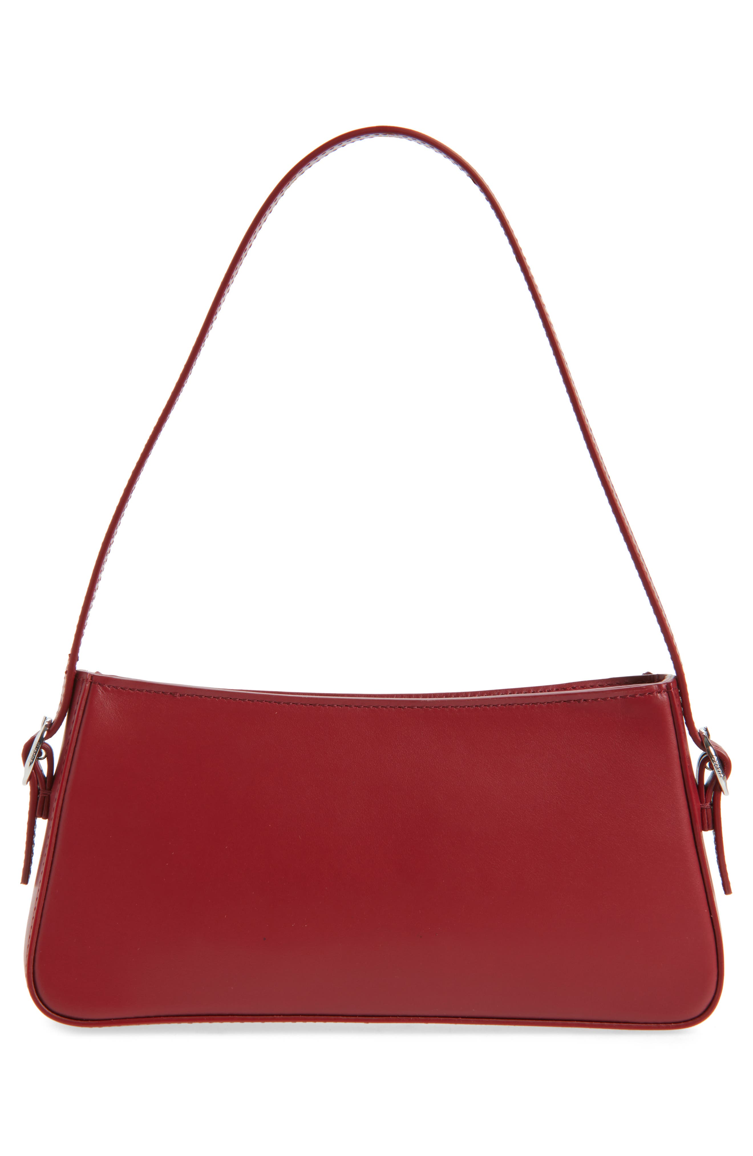 Coperni Belt Leather Baguette Bag, Alternate, color, Red Red