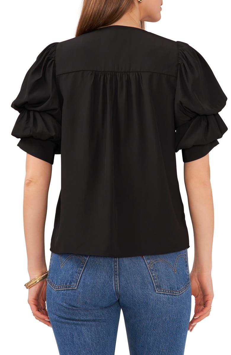 1.STATE Tiered Bubble Sleeve Blouse, Alternate, color, 