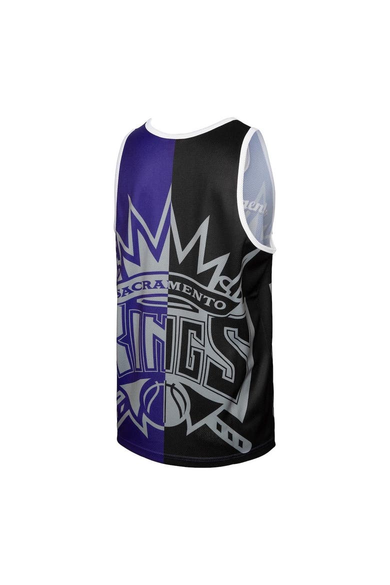 Men's Mitchell & Ness Jason Williams Black/Purple Sacramento Kings Sublimated Player Tank Top, Alternate, color, Black