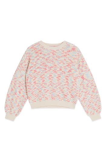 Scotch & Soda Kids' Popcorn Knit Sweater In Multi