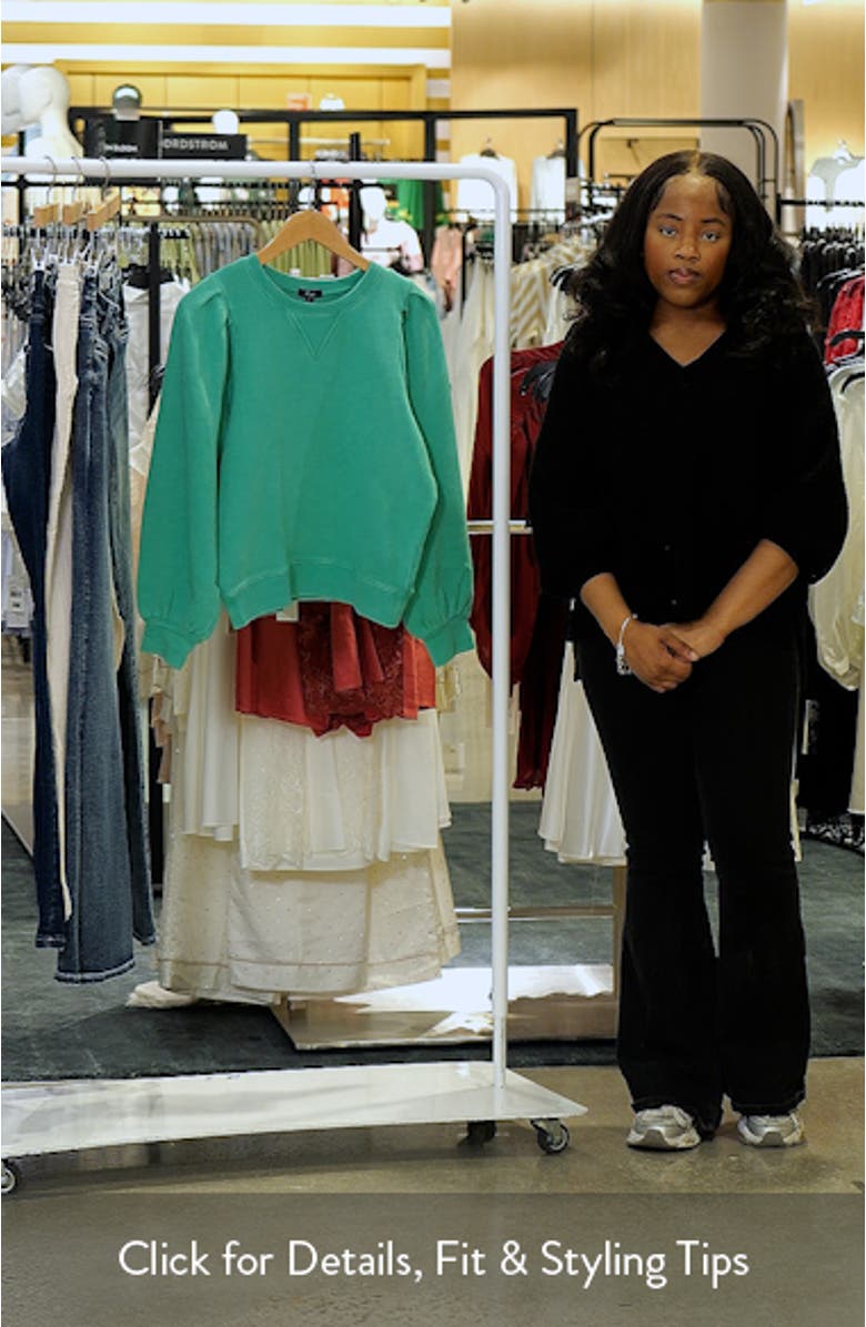 Tiffany French Terry Sweatshirt, sales video thumbnail