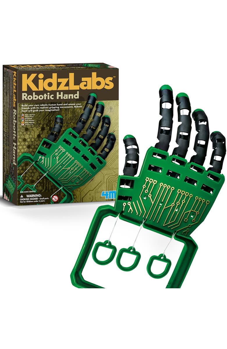 4M Kidzlabs Robotic Hand Build, Alternate, color, Multicolored