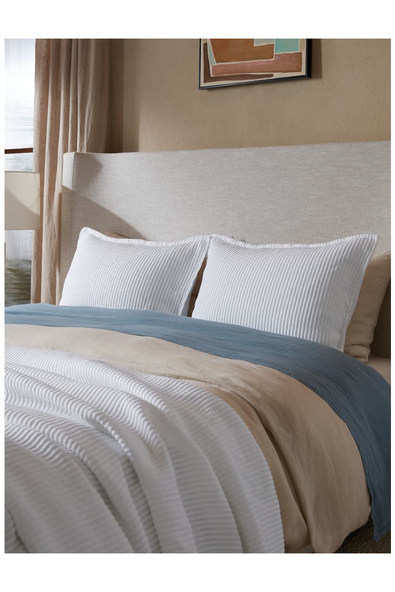 Matelassé Coverlet, Alternate, color, WHITE