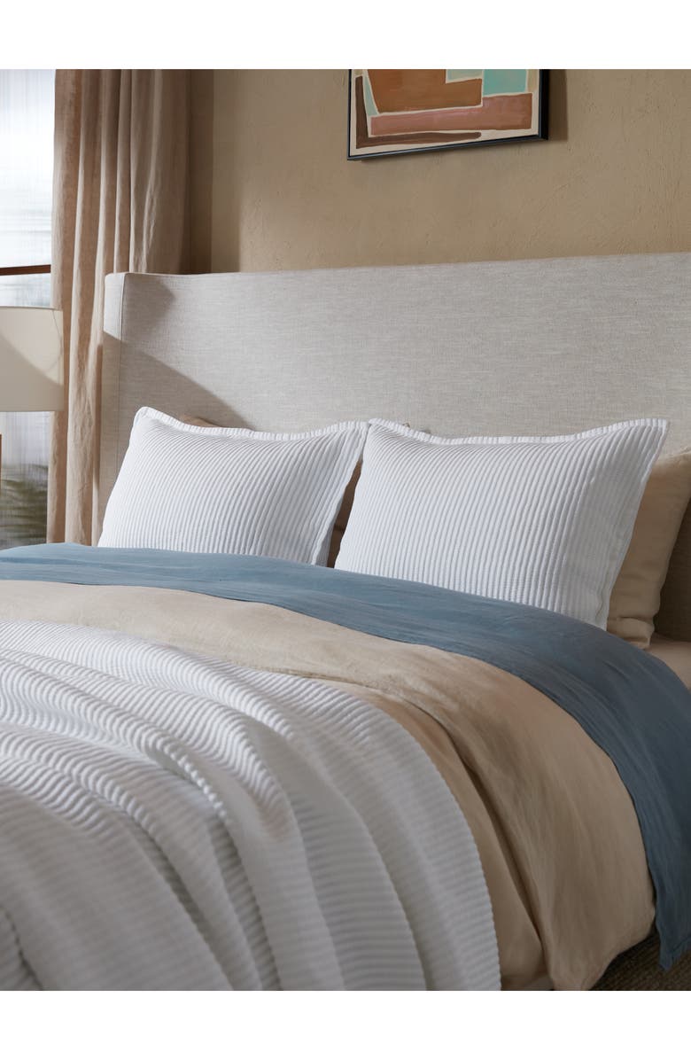 Parachute Matelassé Coverlet, Alternate, color, White