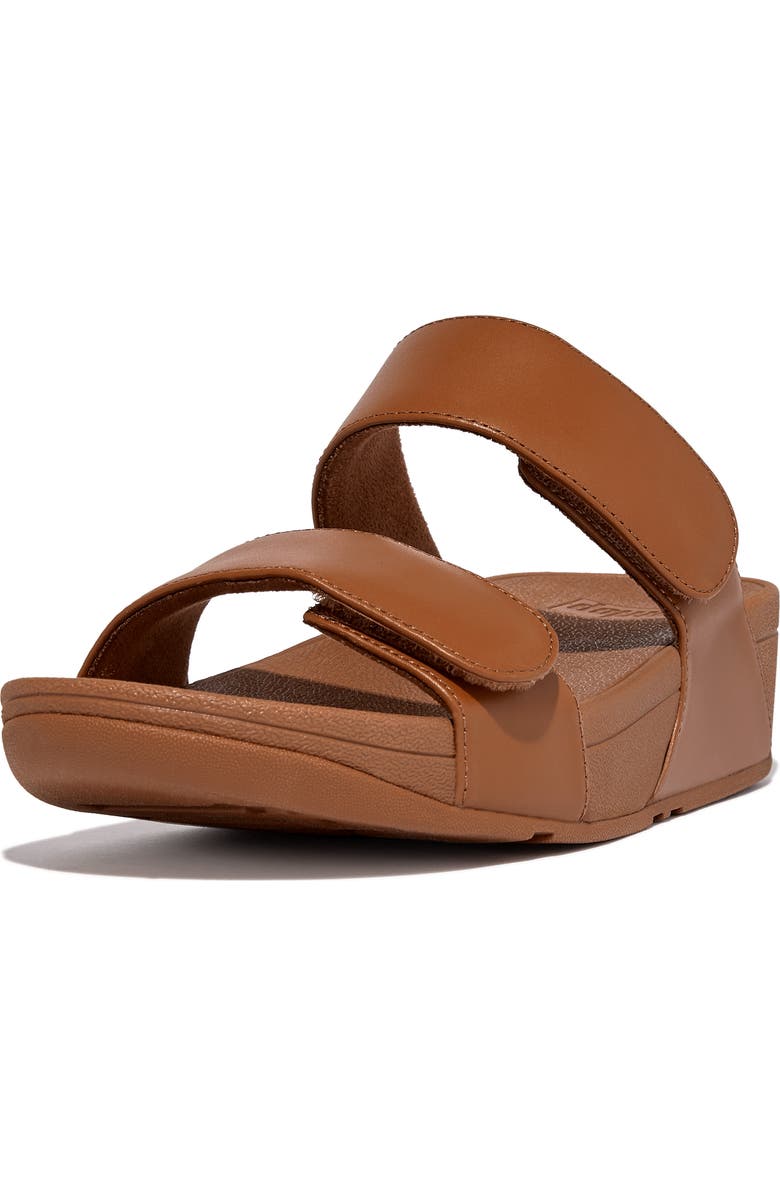 FitFlop Lulu Slide Sandal, Main, color, Light Tan
