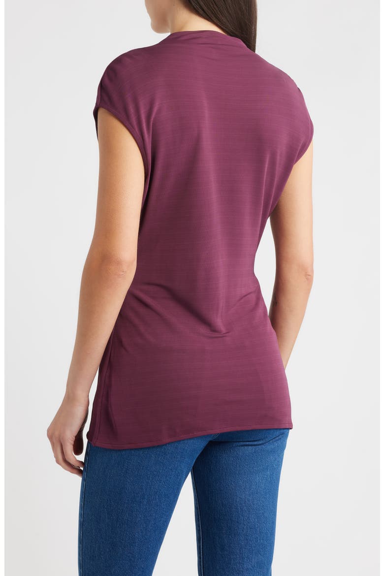 Elamma Cap Sleeve Top, Alternate, color, SOFT VERMILLION