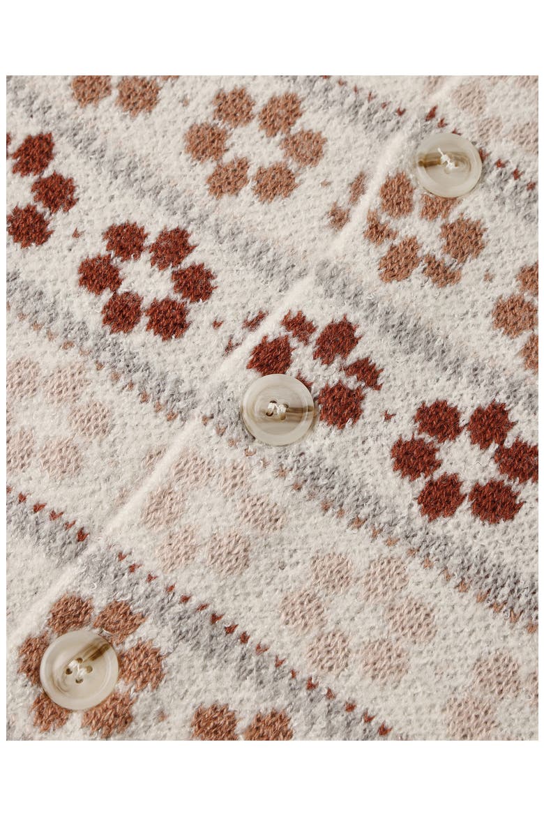 Cheyenne Flower Fair Cardigan, Alternate, color, NATURAL