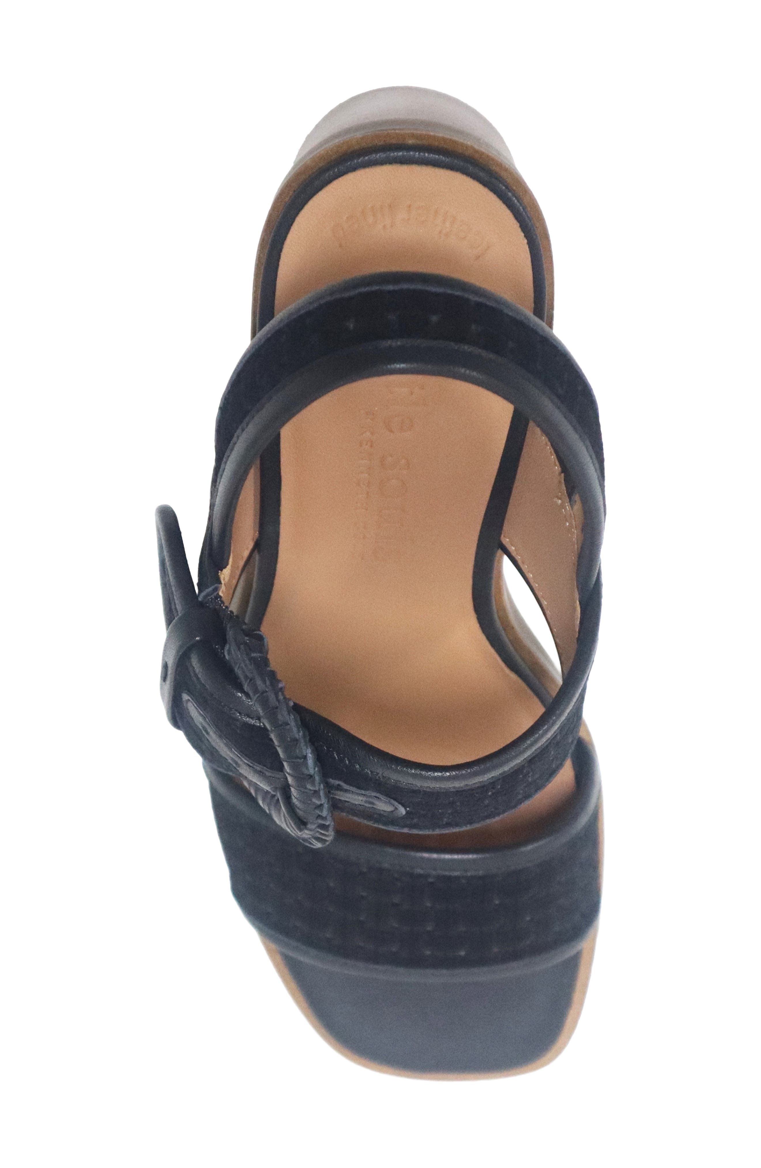 Gentle Souls Mystic Slingback Block Heel Sandal, Alternate, color, Black Suede
