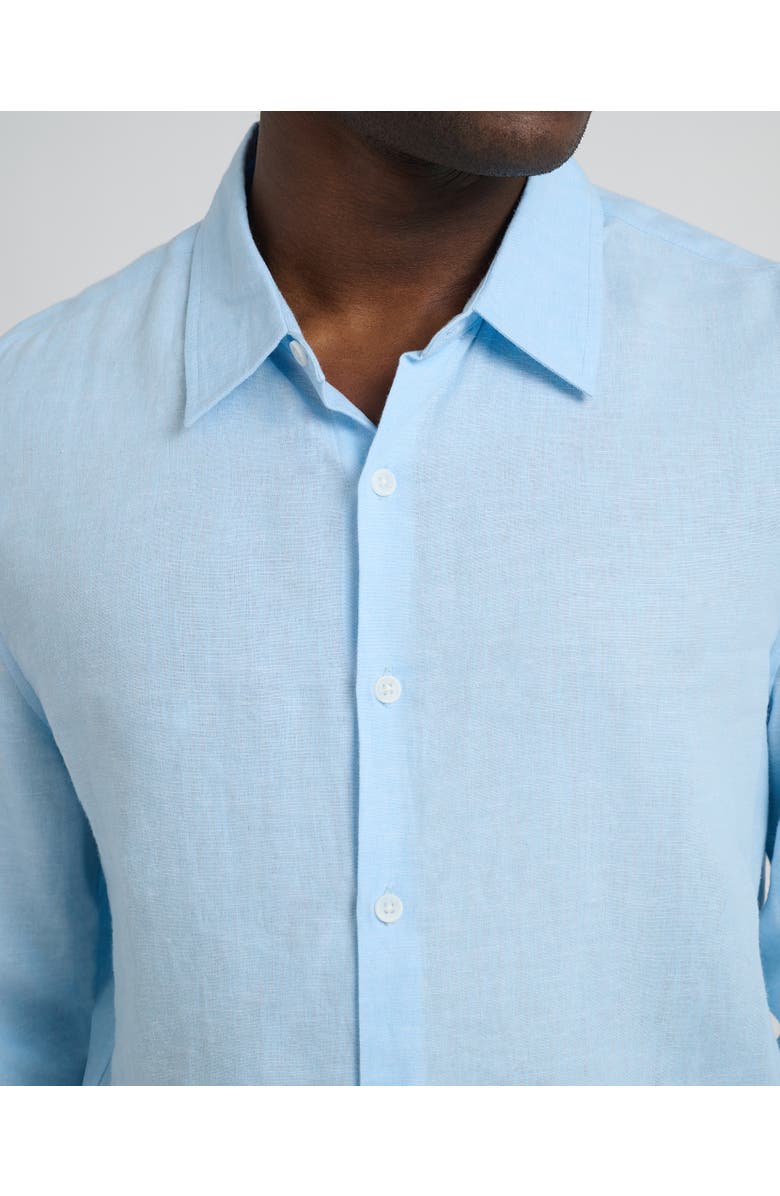 Onia Standard Long Sleeve Linen Shirt, Alternate, color, 