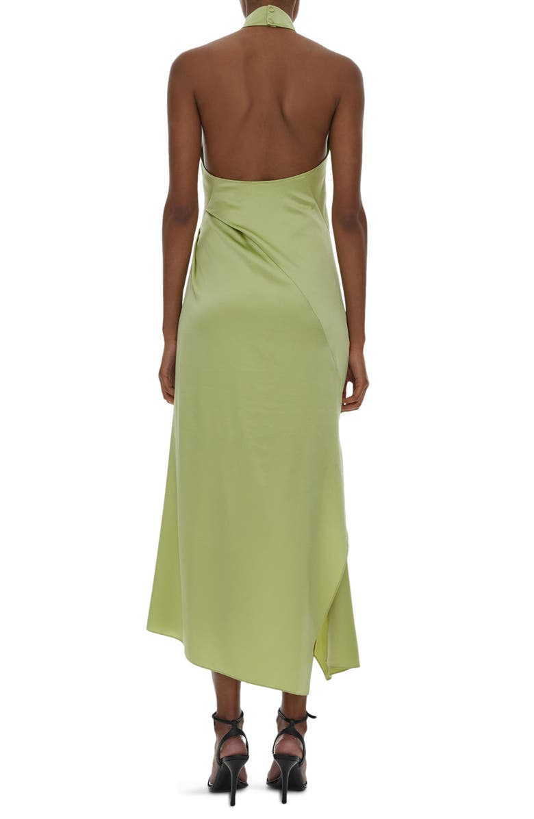 Helmut Lang Silk Blend Halter Dress, Alternate, color,