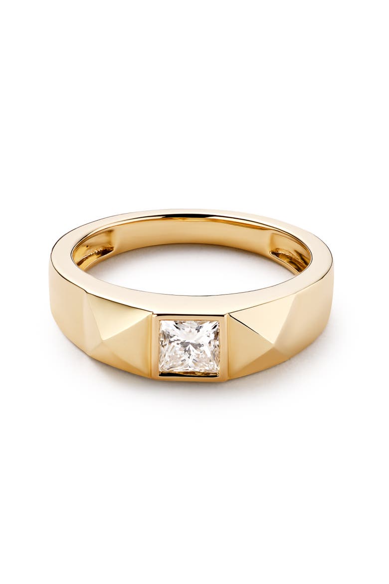 Solid Yellow Gold - Diamond Equinox Ring, Alternate, color, Gold