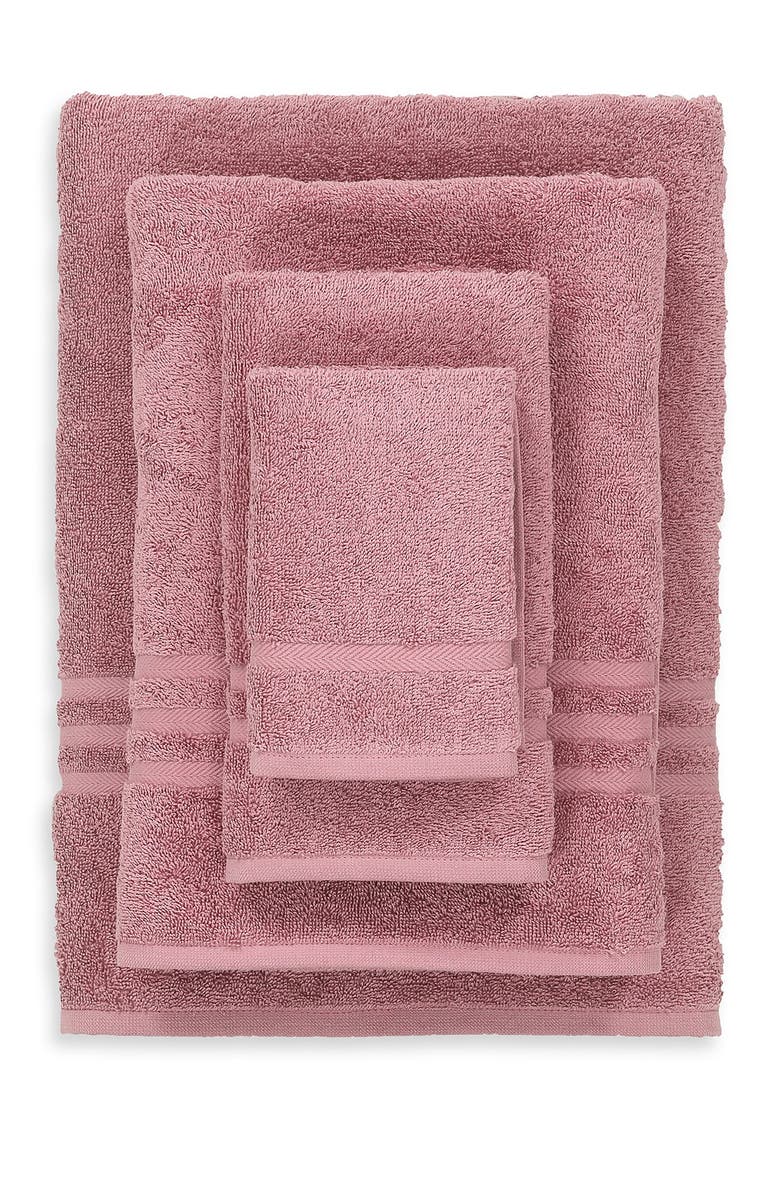 Linum Home Textiles Denzi 4-PIece Towel Set - Tea Rose, Alternate, color, Tea Rose