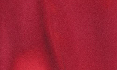 Deluc Leonard Crop Sleeveless Satin Top In Red