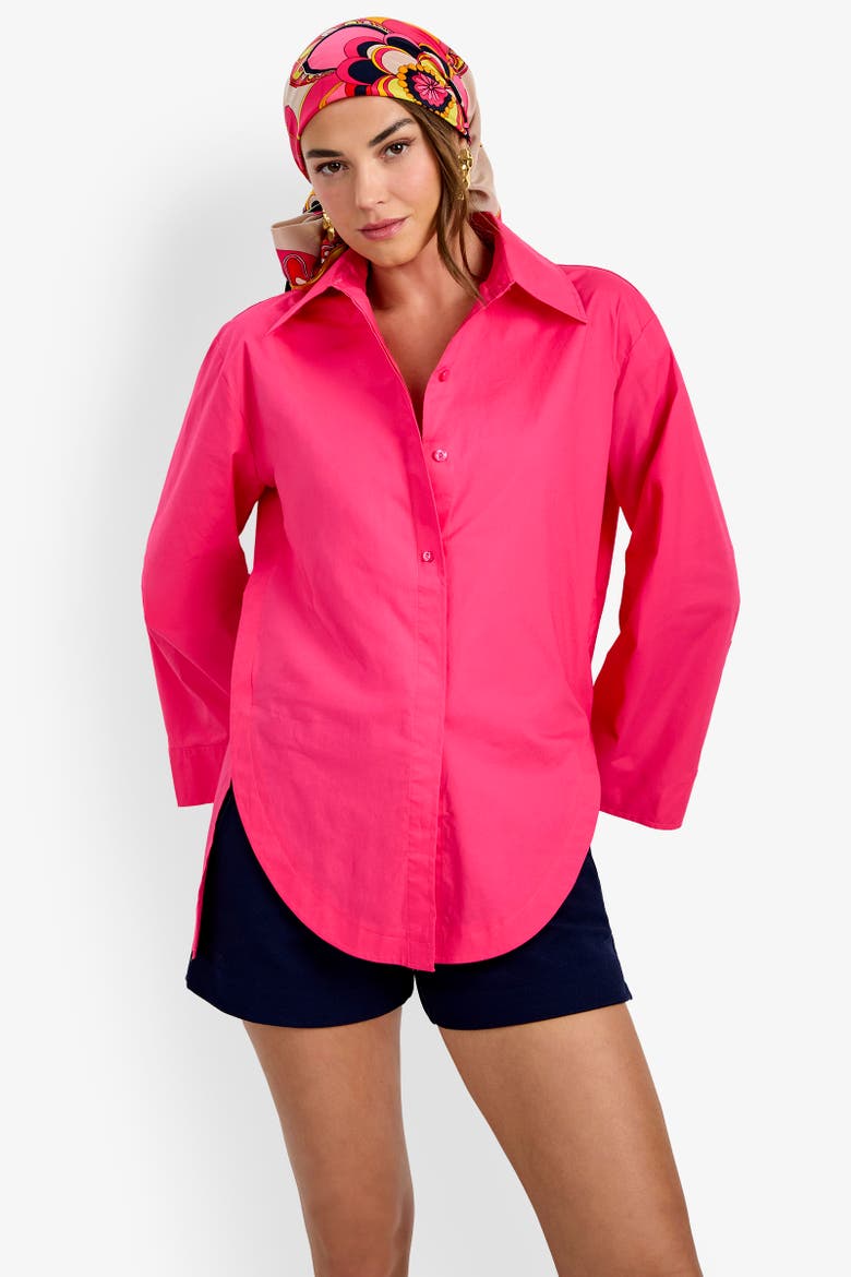 Olona Swing Top, Alternate, color, Magenta Milano