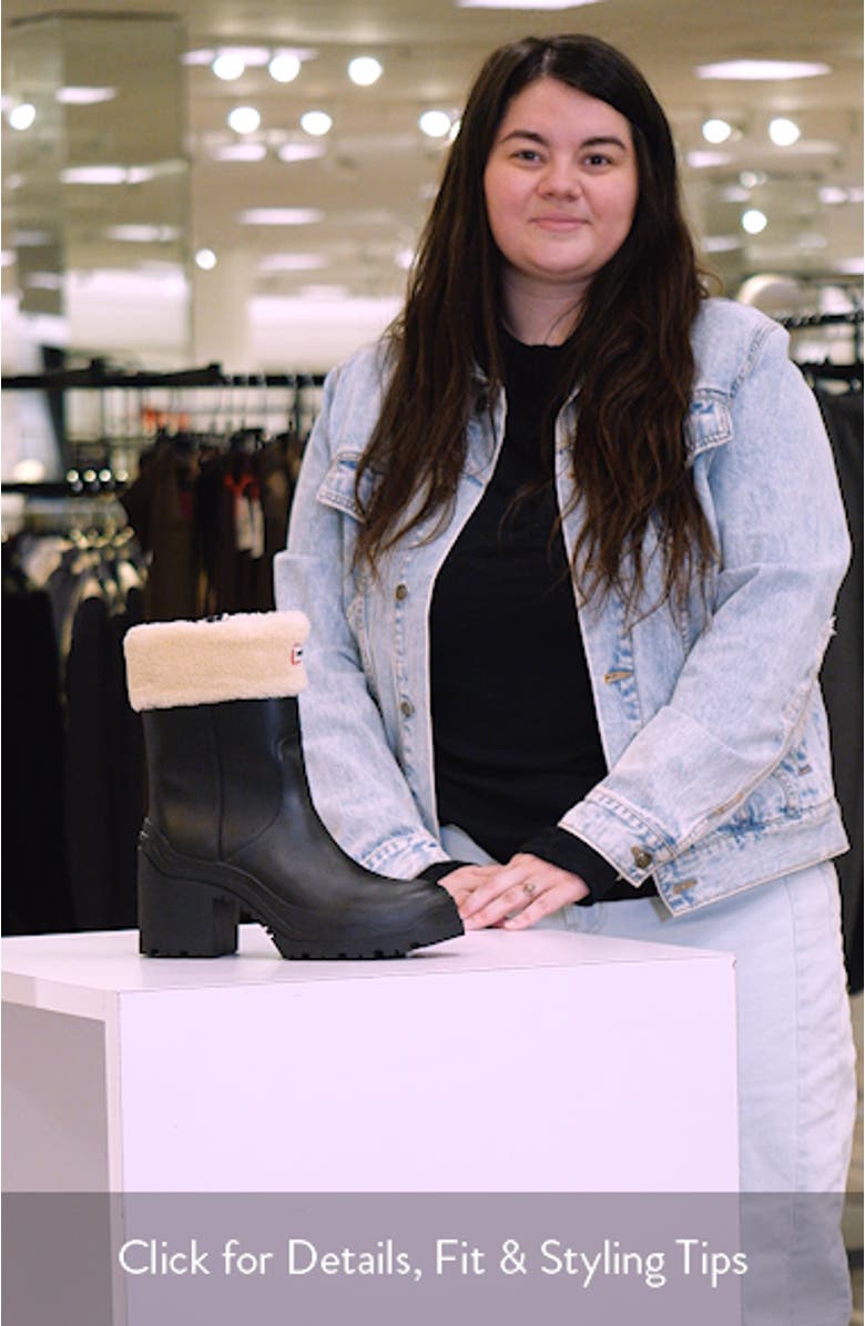 Marisol Waterproof Faux Shearling Cuff Bootie, sales video thumbnail