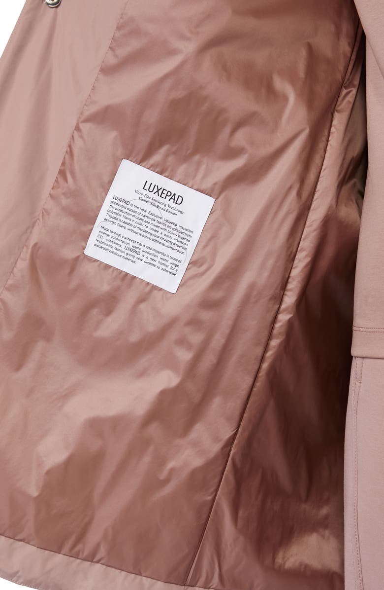 MM by Max Mara Front Snap Coat, Alternate, color, Pink