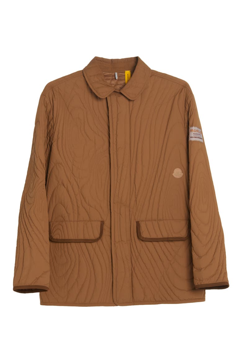 x Salehe Bembury Harter-Heighway Quilted Down Jacket, Alternate, color, BROWN