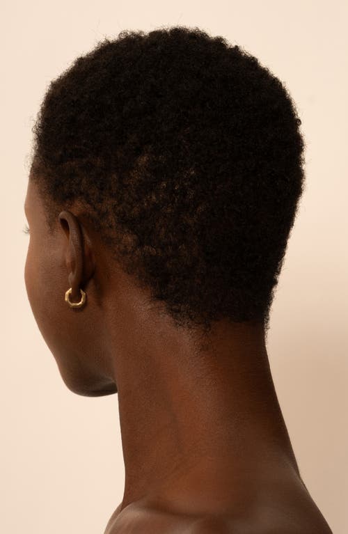 Ivi Los Angeles Octagon Huggie Hoop Earrings