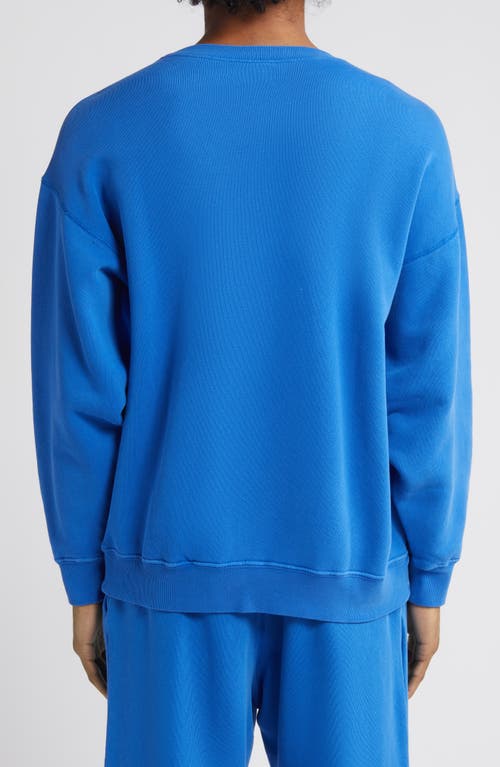Elwood Core Oversize Crewneck Sweatshirt In Blue