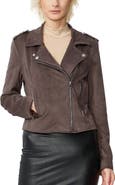 Kimi & Kai Willa Faux Suede Moto Jacket