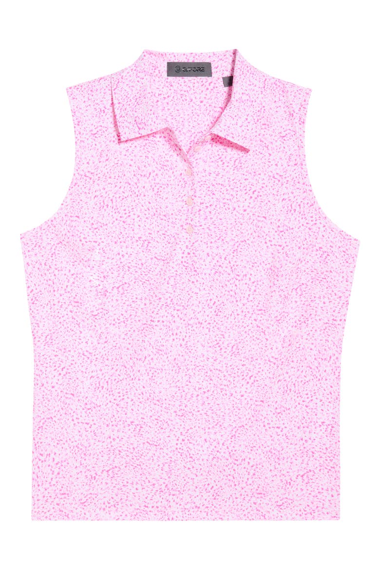Fireworks Silky Tech Sleeveless Golf Polo, Alternate, color, BLUSH