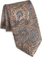 David Donahue Paisley Silk Tie
